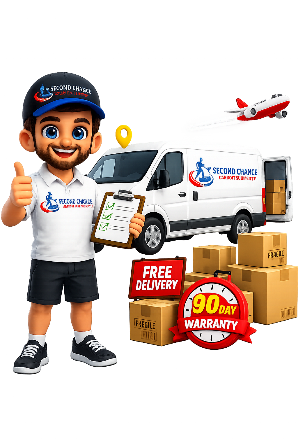 Second Chance Cardio local delivery